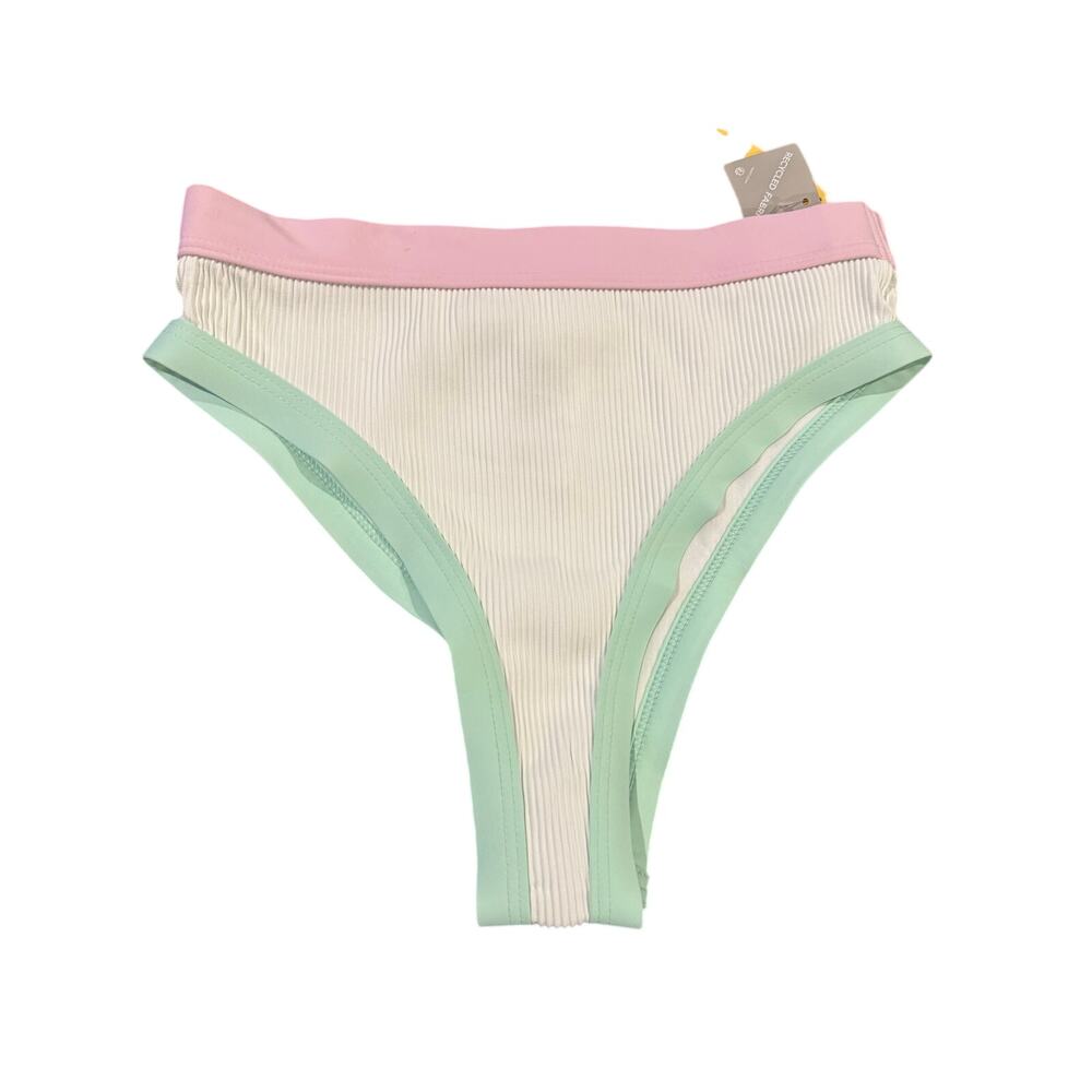 Roxy Ribbed Bikini Bottom Small NWT